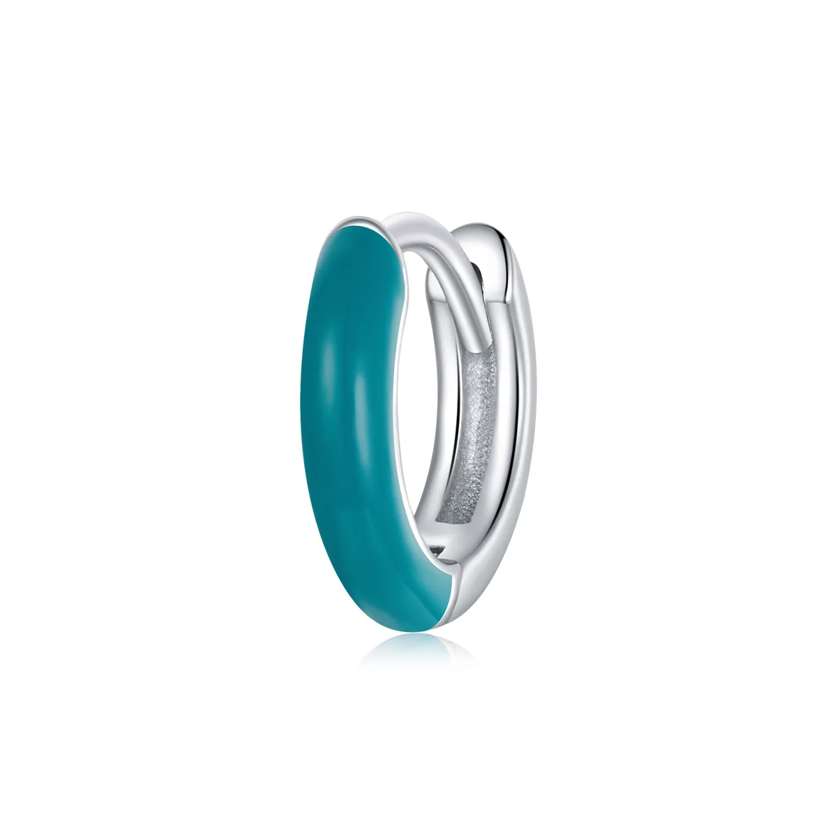 Pandora Style Little Blue Hoop øredobber - BSE488-BU