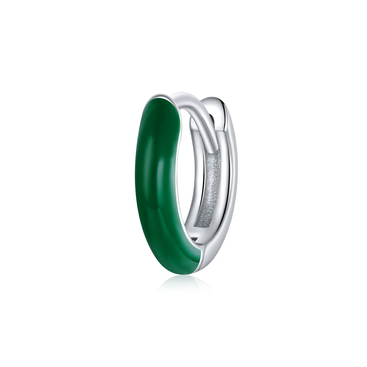 Pandora Style Little Green Hoop øredobber - BSE488-GN