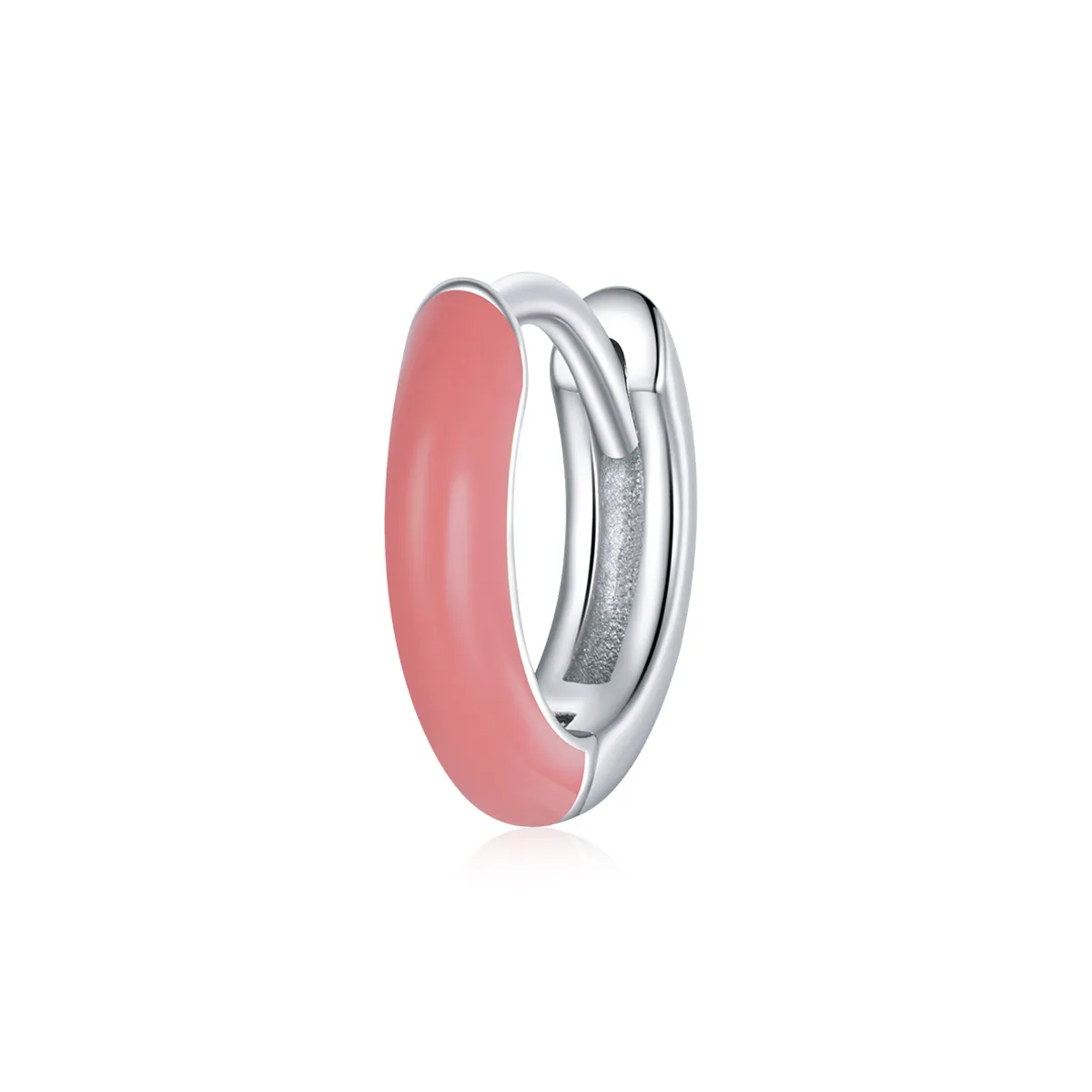 Pandora Style Little Pink Hoop øredobber - BSE488-PK