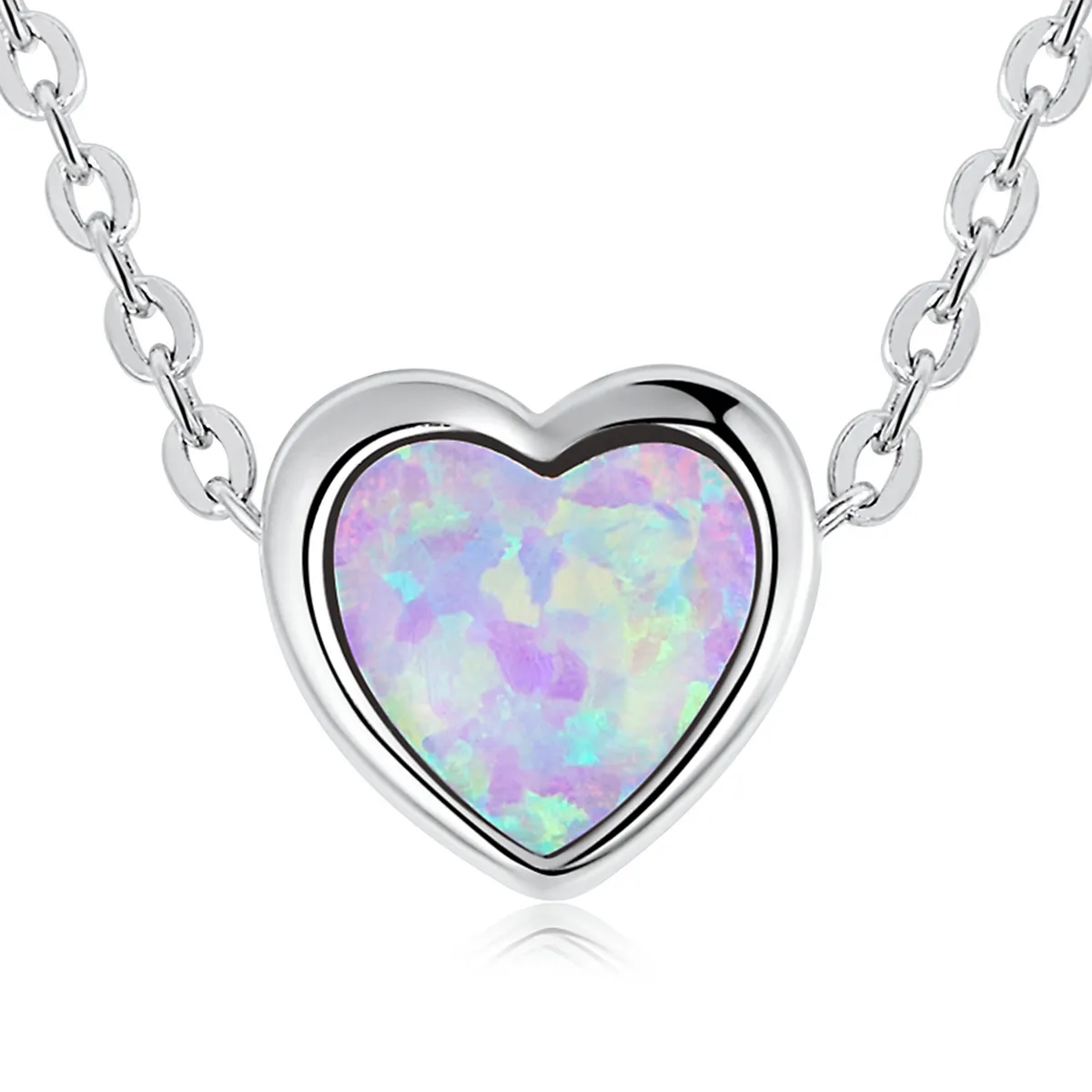 pandora style opal love halskjede scn471