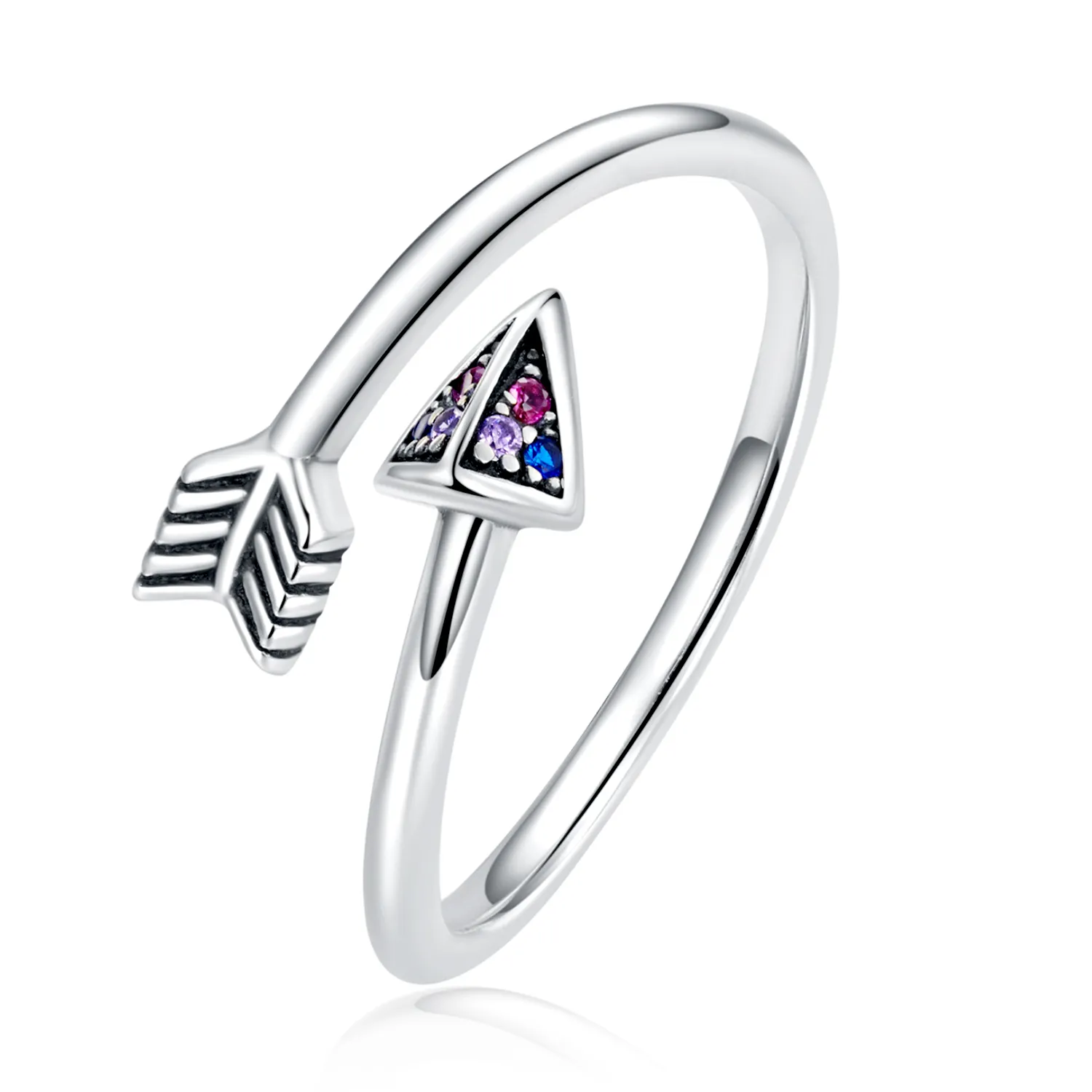 pandora style arrow of love åpen ring scr820
