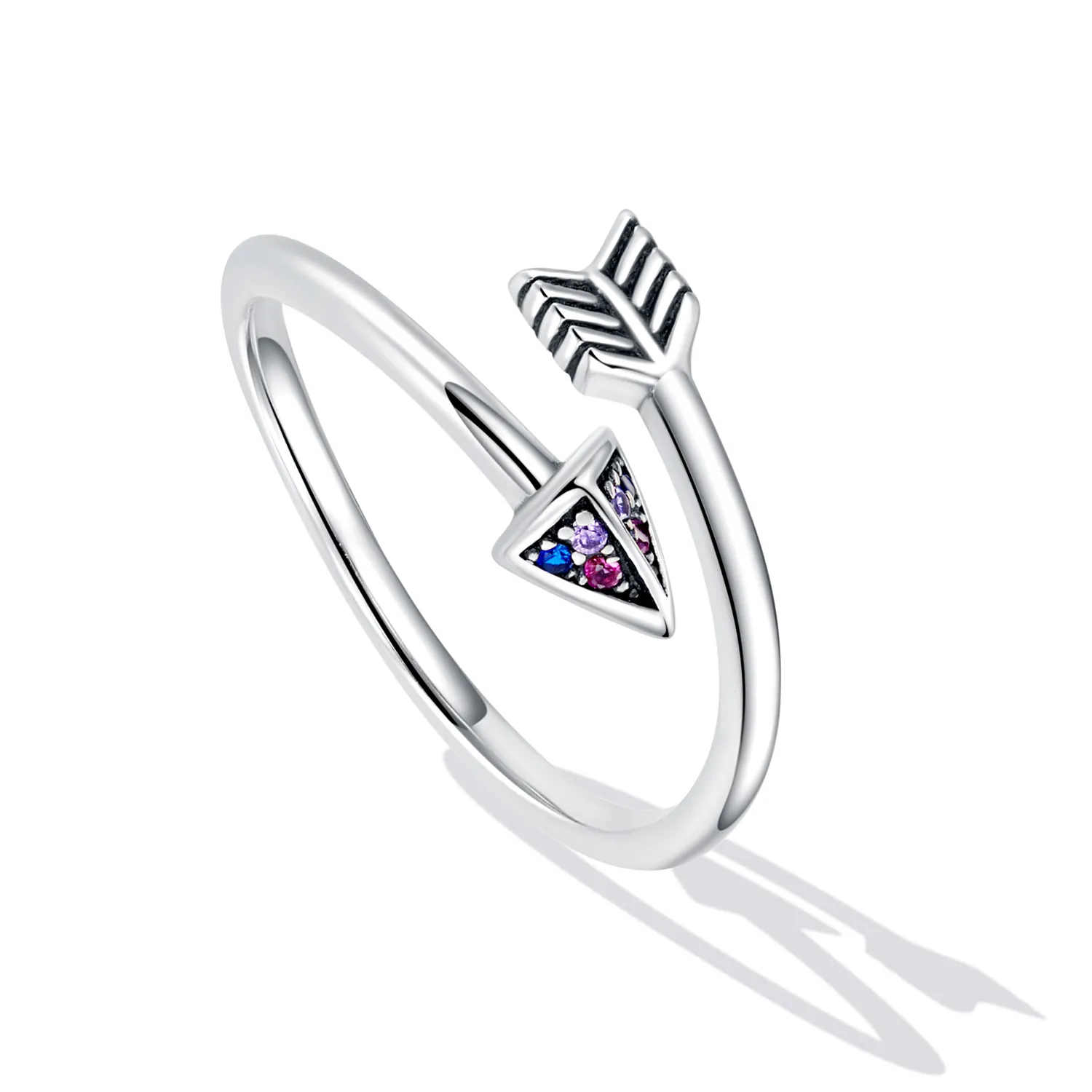 Pandora Style Arrow of Love Åpen Ring - SCR820