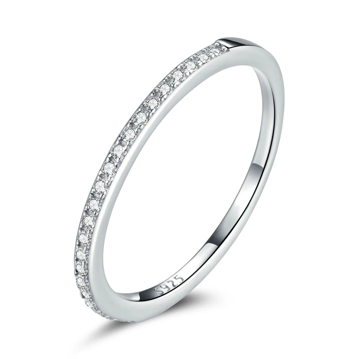 Pandora Style Erkeengel Halo Ring - SCR740-WH