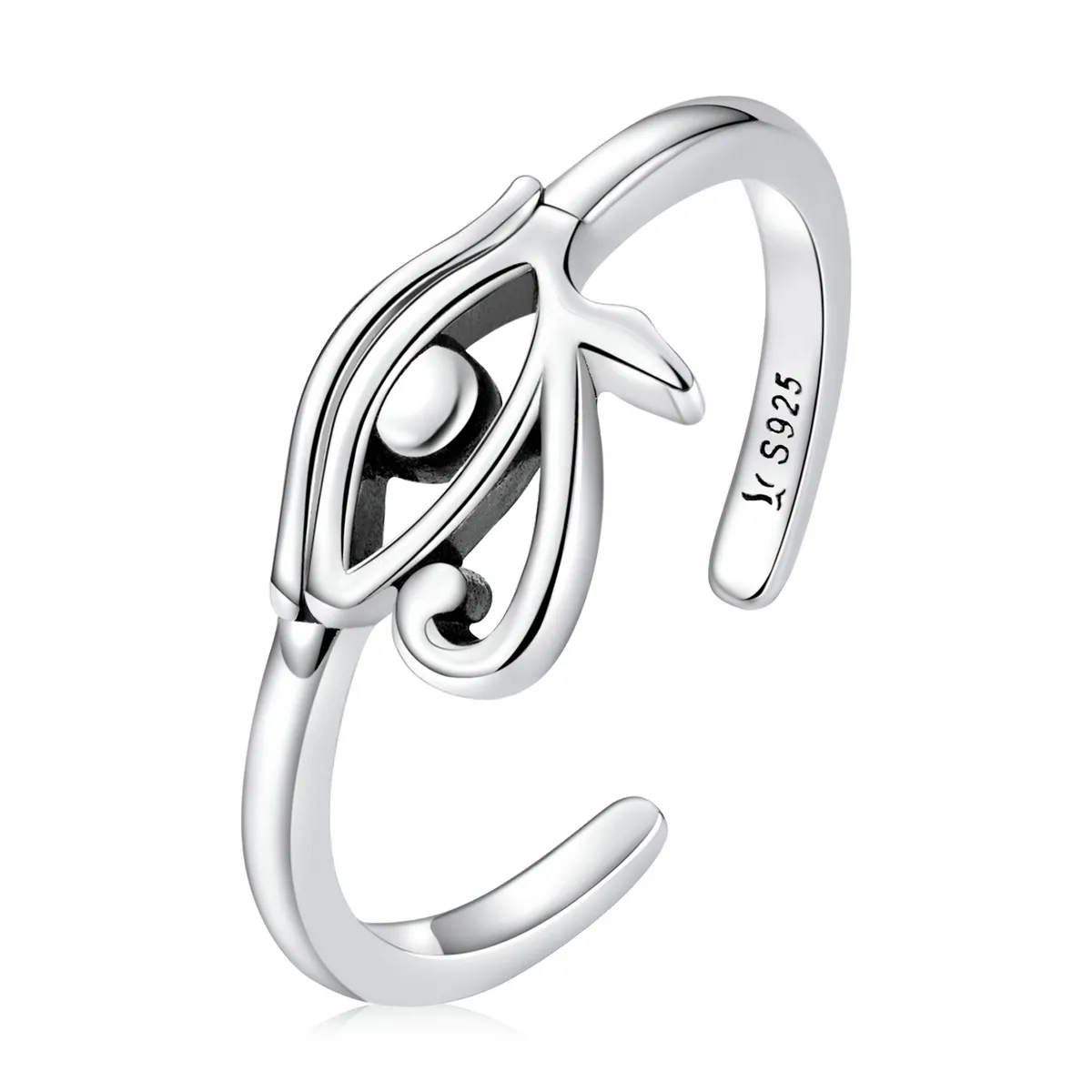 Pandora Style Eye of Horus åpen ring - SCR801