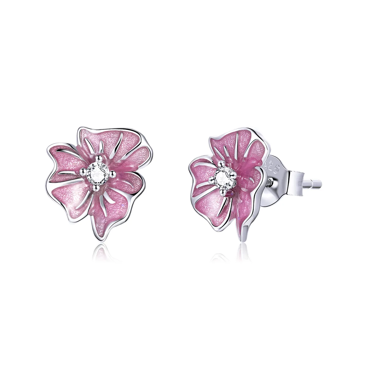 pandora style blooming stamens stud øredobber bse471