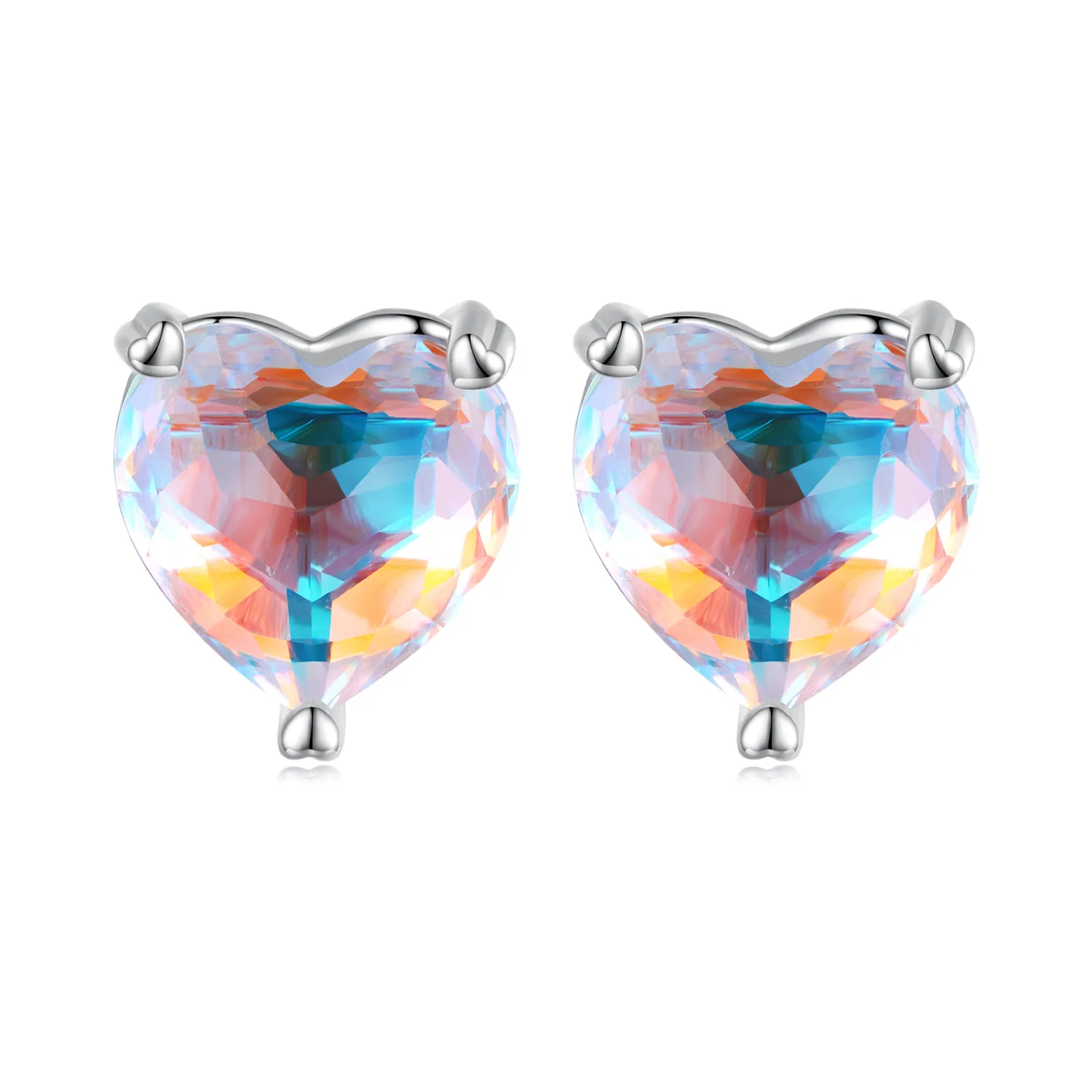 pandora style love symphony glass øredobber bse713