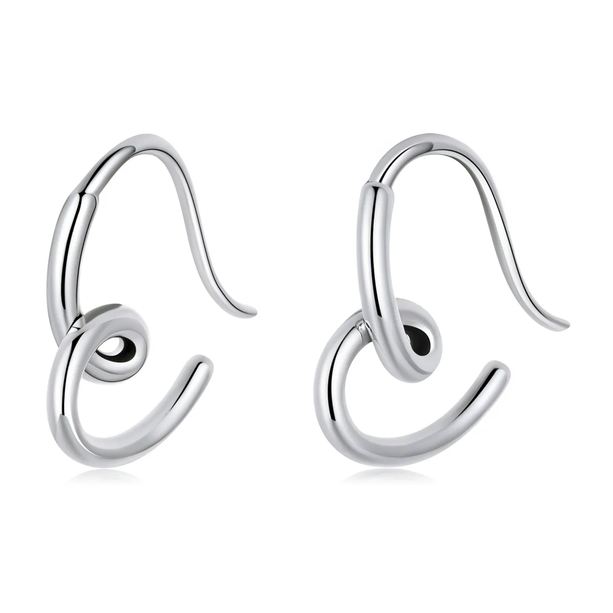 pandora style simple love øredobber sce1333
