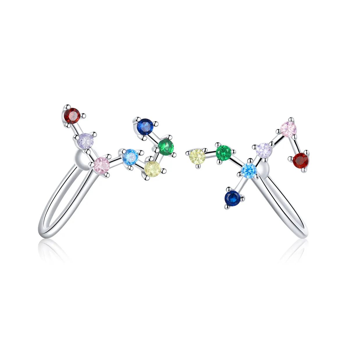 Pandora Style Star Track Stud øredobber - BSE457