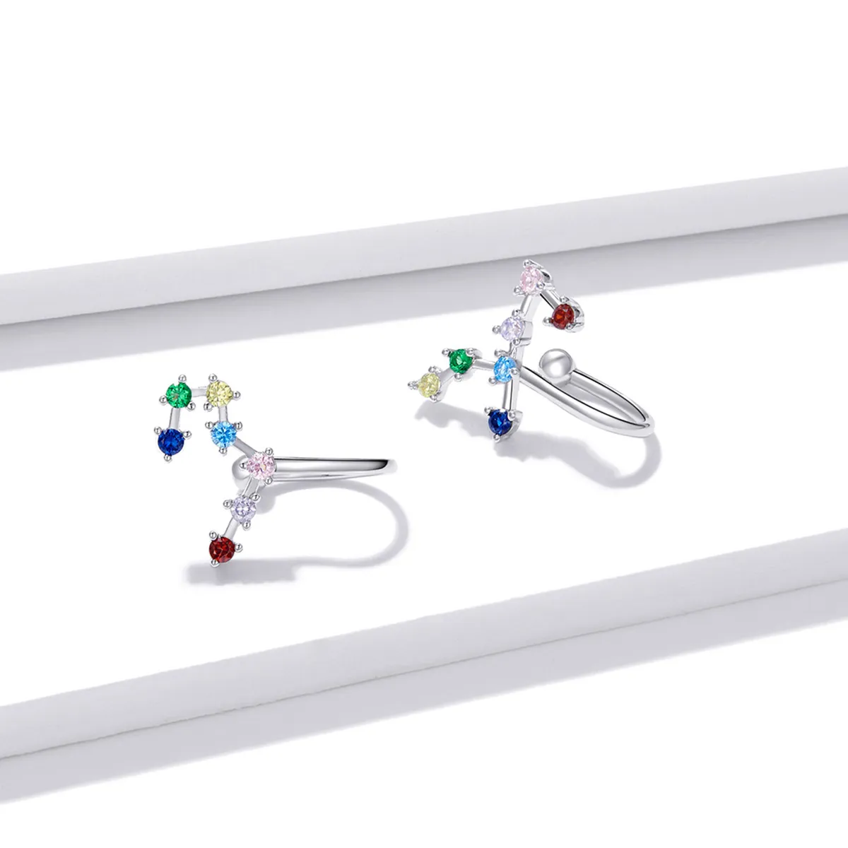Pandora Style Star Track Stud øredobber - BSE457