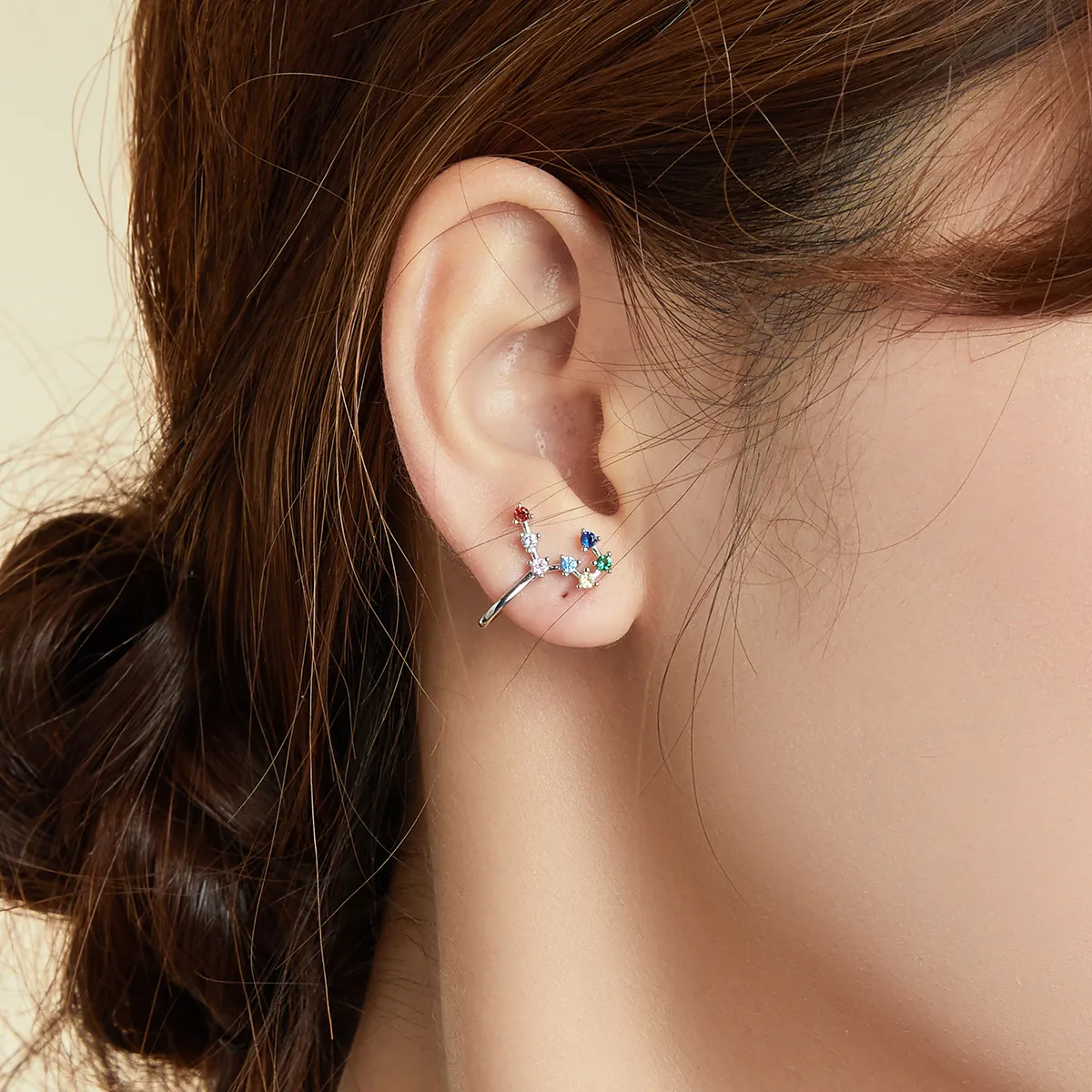 Pandora Style Star Track Stud øredobber - BSE457