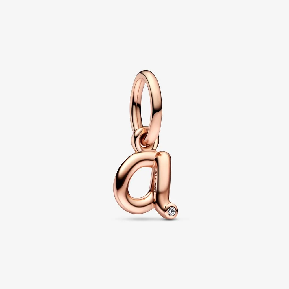 pandora bokstaven a håndskrift alfabet hengende charm 782531c01