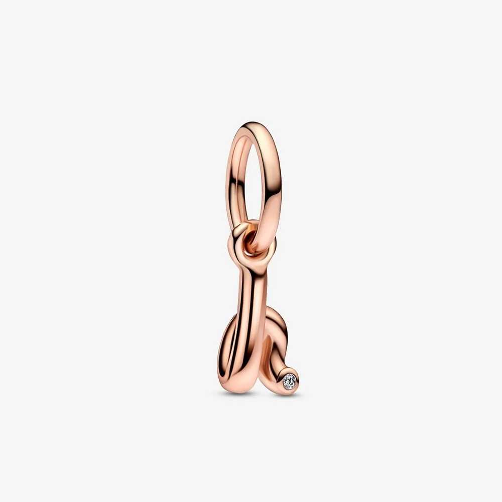 pandora bokstaven h håndskrift alfabet hengende charm 782462c01