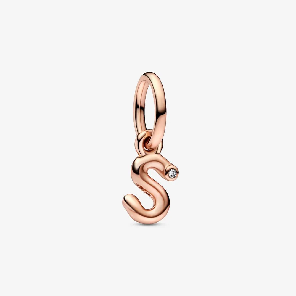 Pandora Bokstaven s Håndskrift Alfabet Hengende Charm - 782478C01