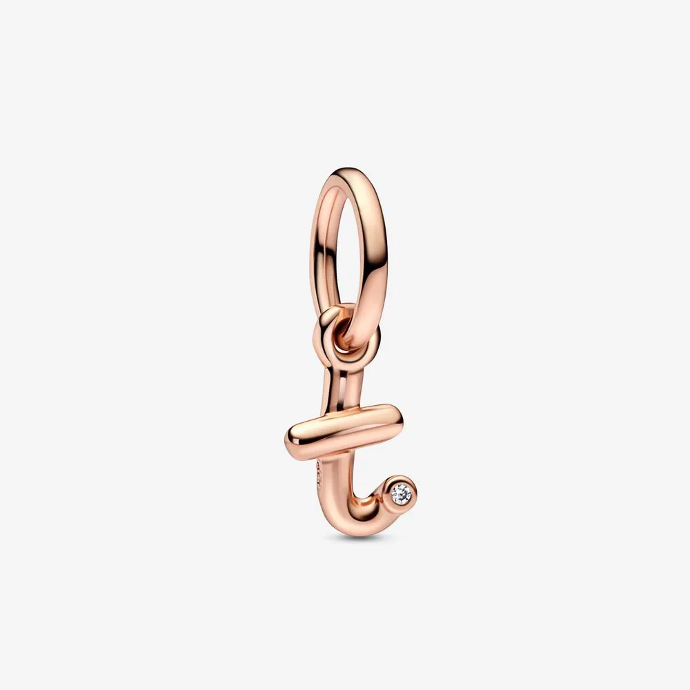 pandora bokstaven t håndskrift alfabet hengende charm 782469c01