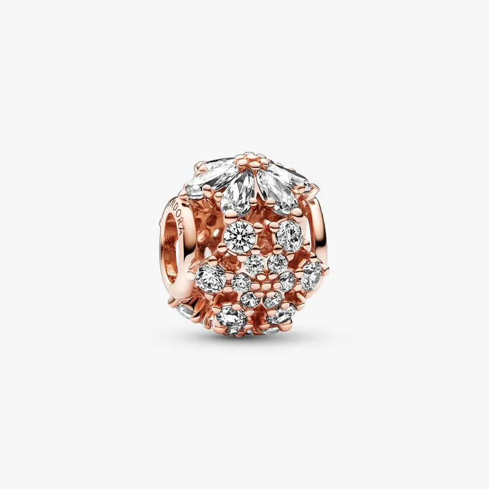 Pandora Funklende Herbarium Klynge Rund Charm - 782383C01