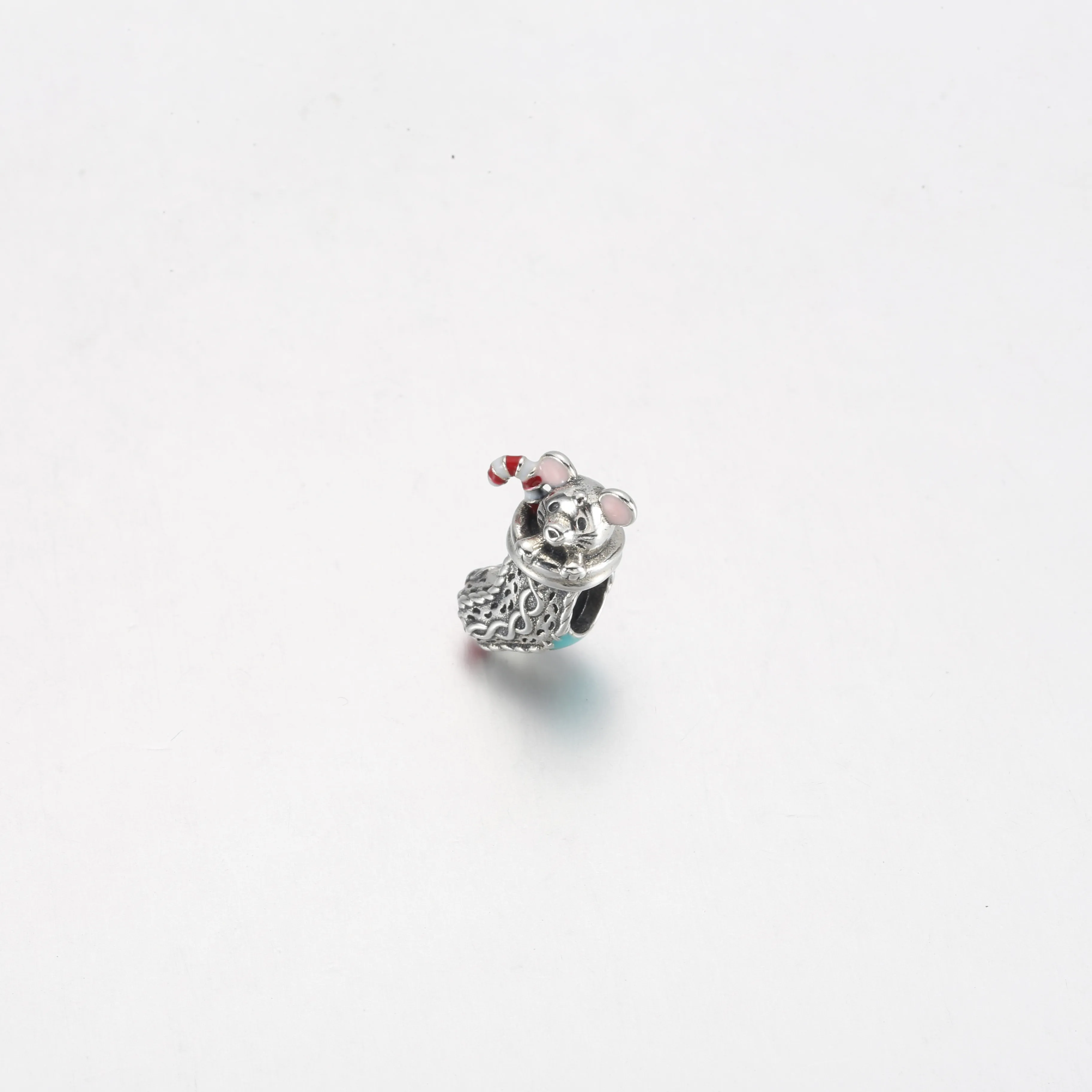 Pandora Mus og Julestrømpe Charm - 792366C01