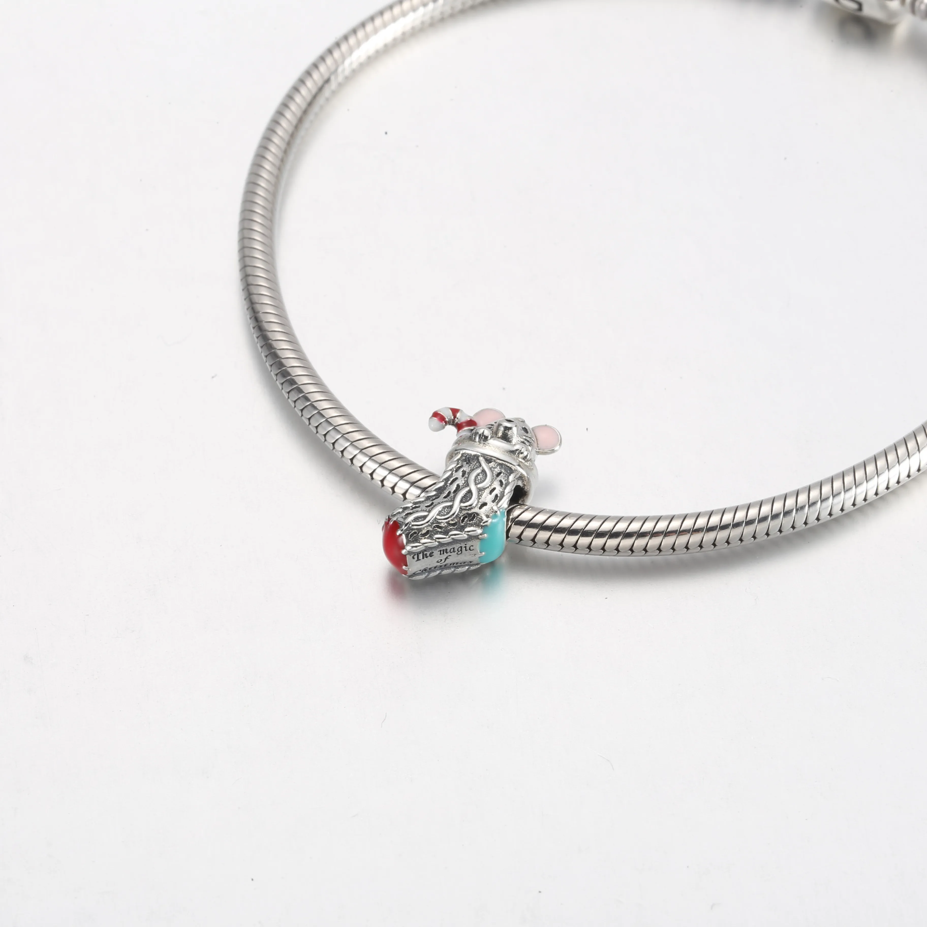 Pandora Mus og Julestrømpe Charm - 792366C01