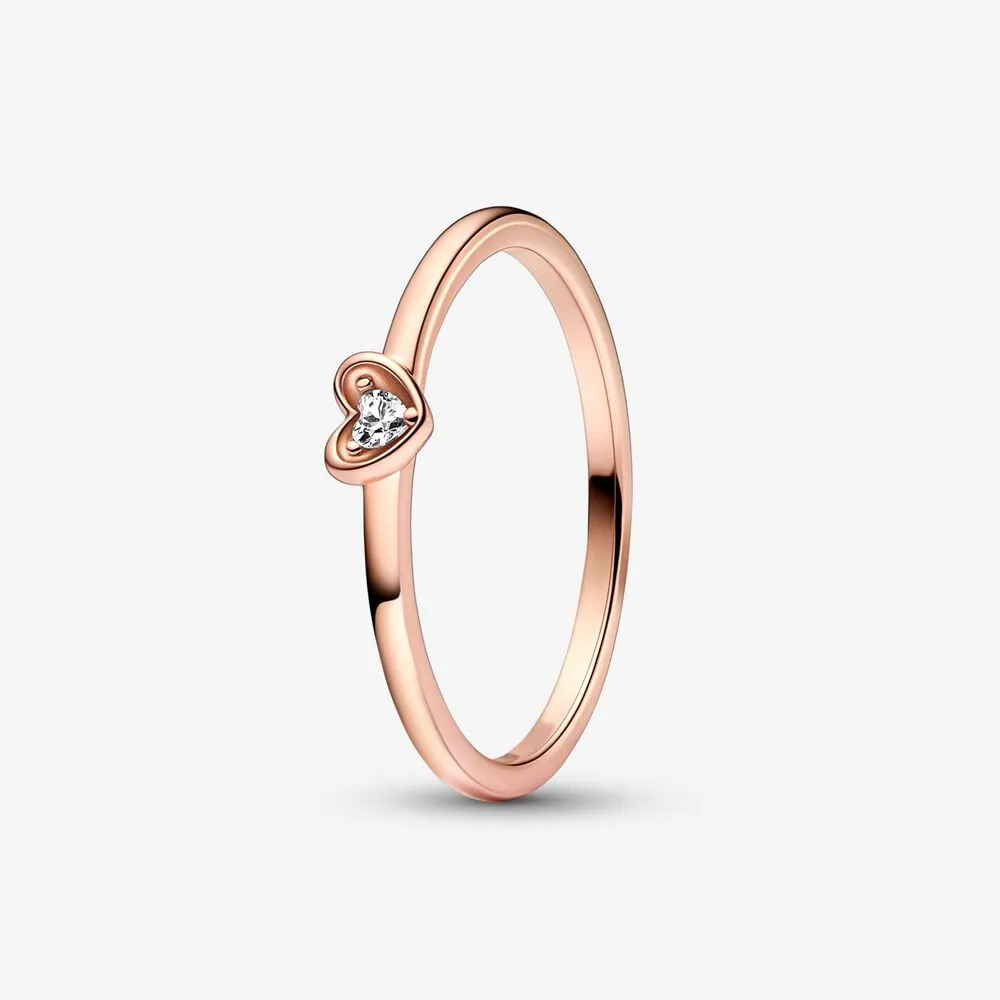 pandora strålende hjerte ring 182495c01