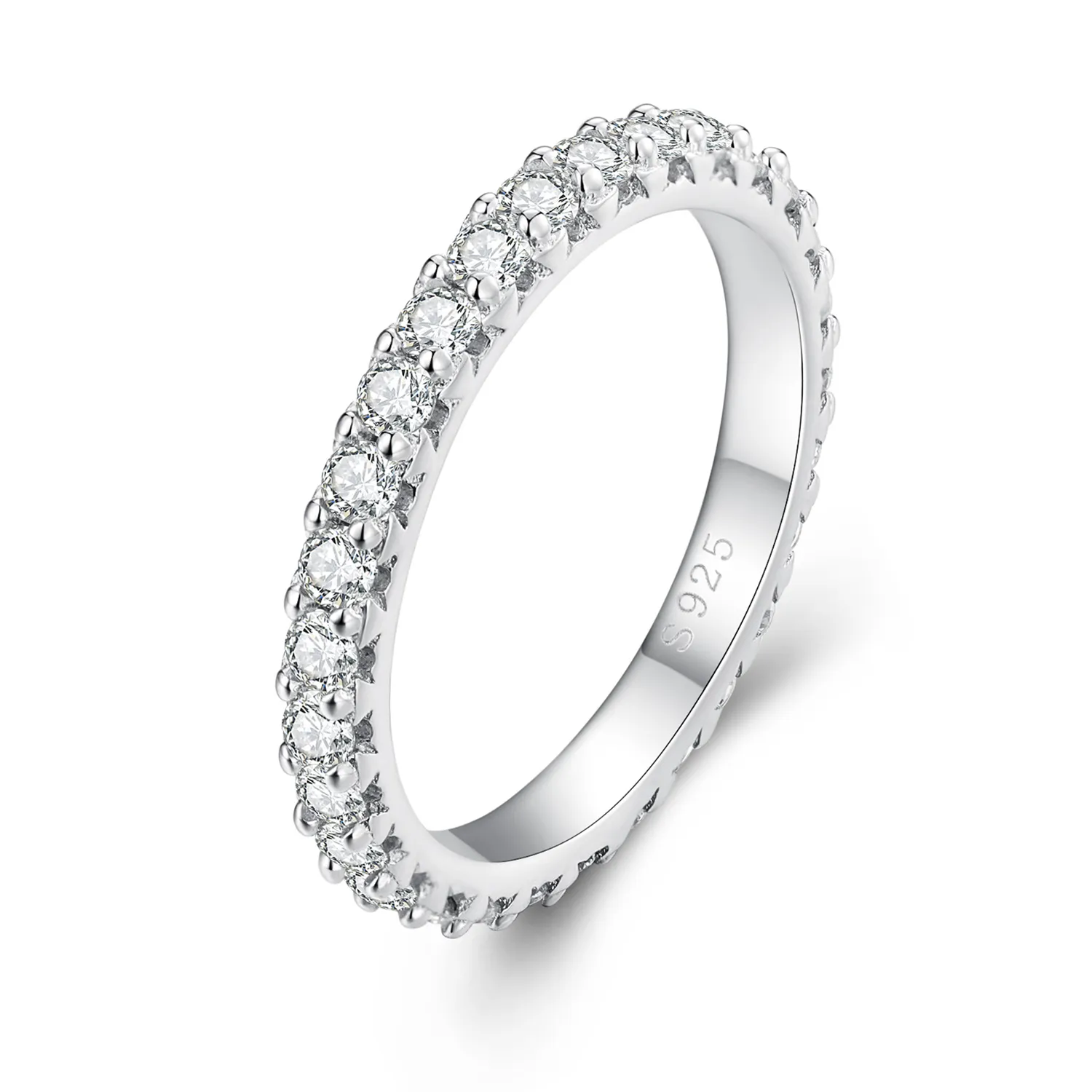 pandora style fin moissanite diamantring msr028