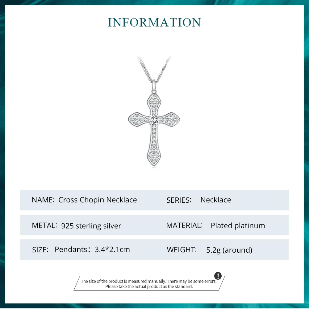 Pandora Style Cross Halskjede - BSN303