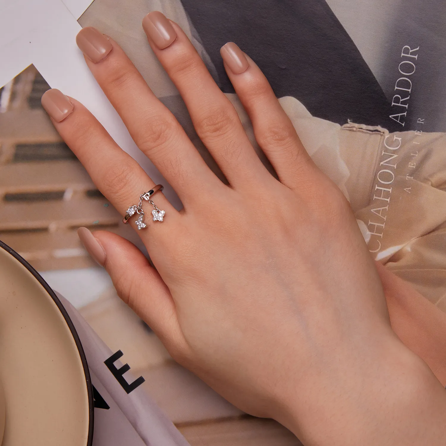 Pandora Style justerbare ringer - BSR349