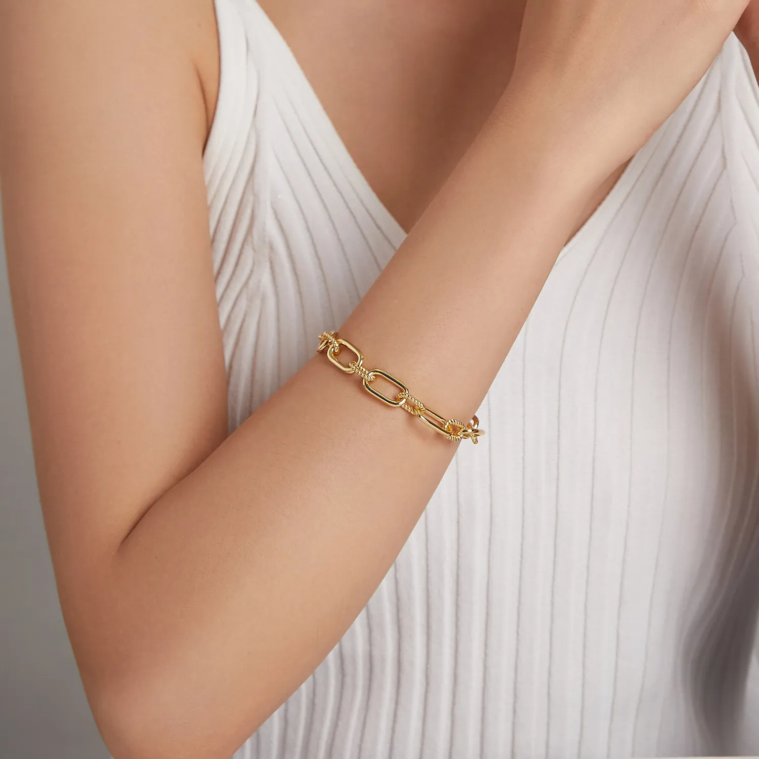 Pandora Style Me Link Chain Armbånd - BSB077