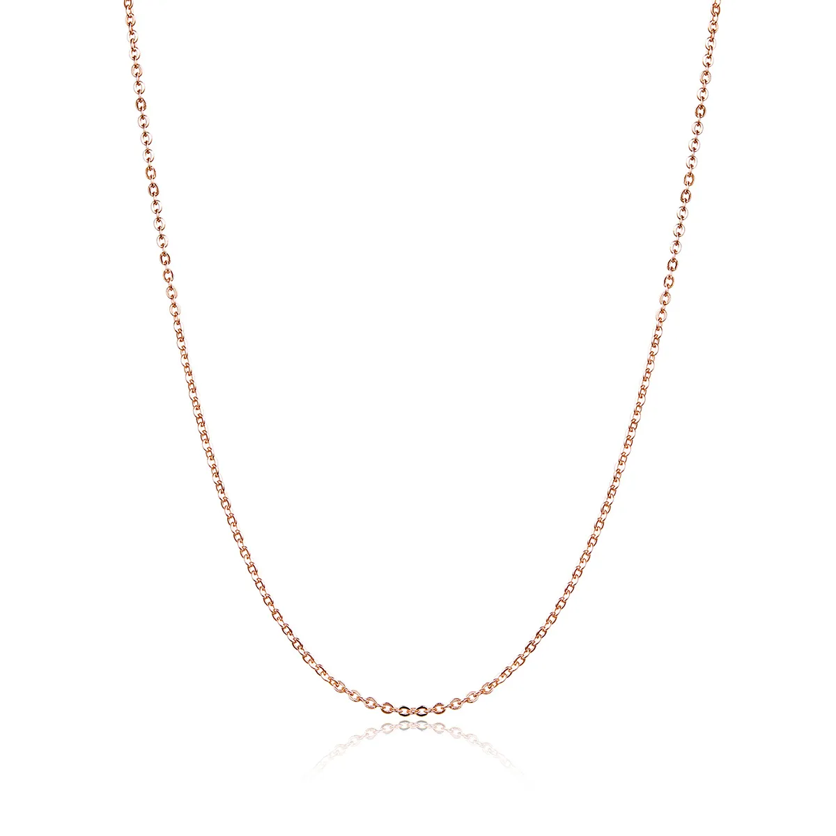 pandora style rose gold halskjede sca014 45