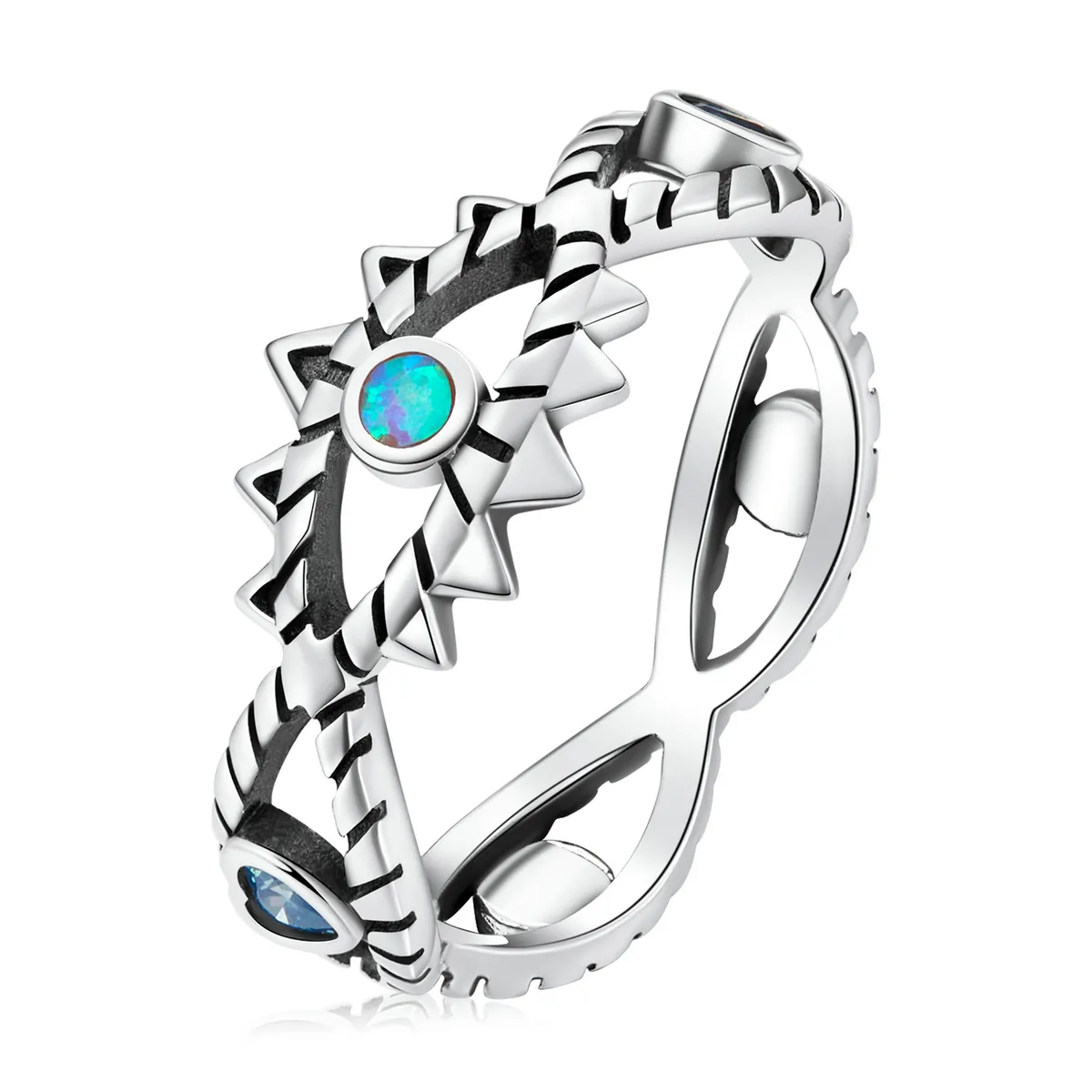 pandora style sapphire ring scr800