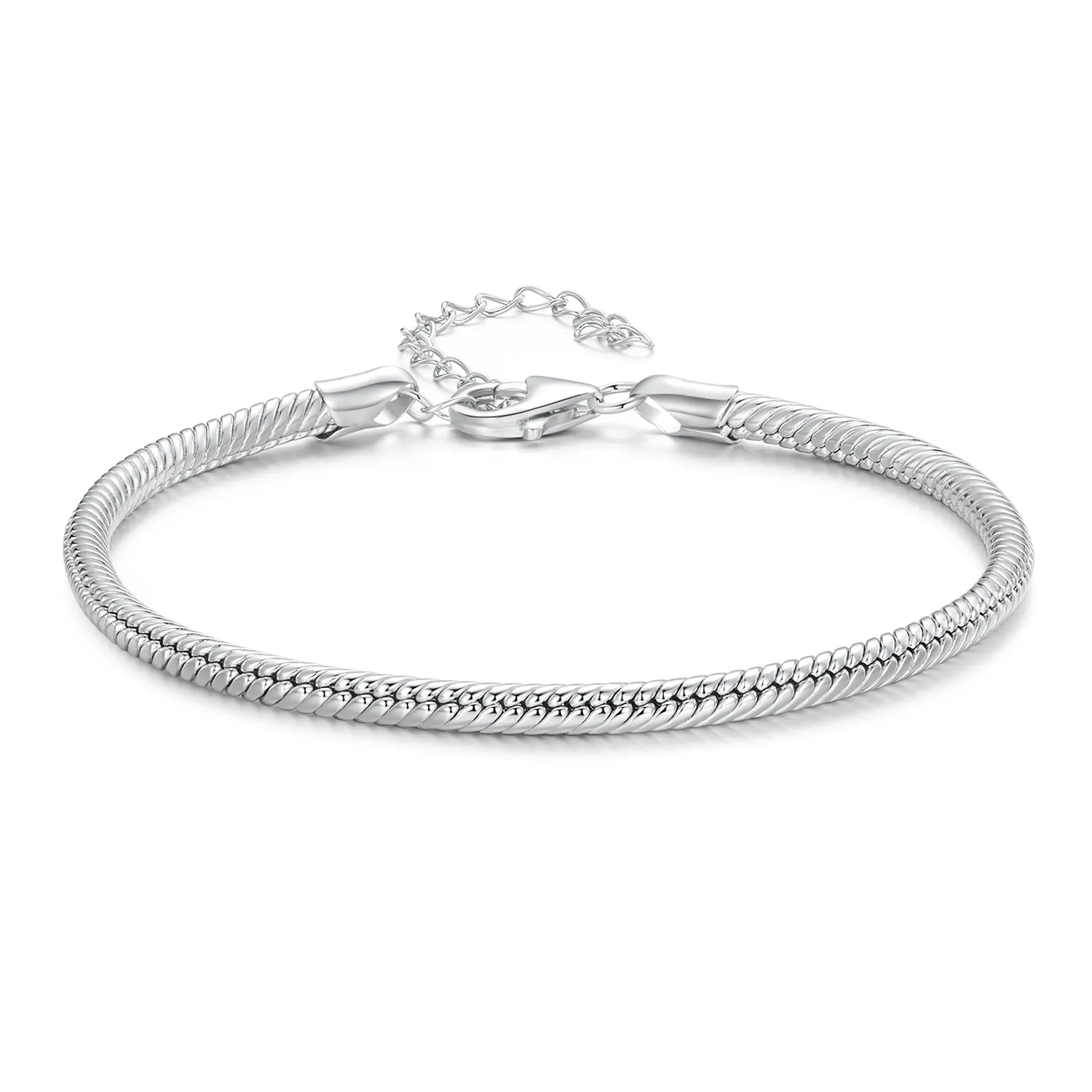 pandora style snake chain armbånd scb252