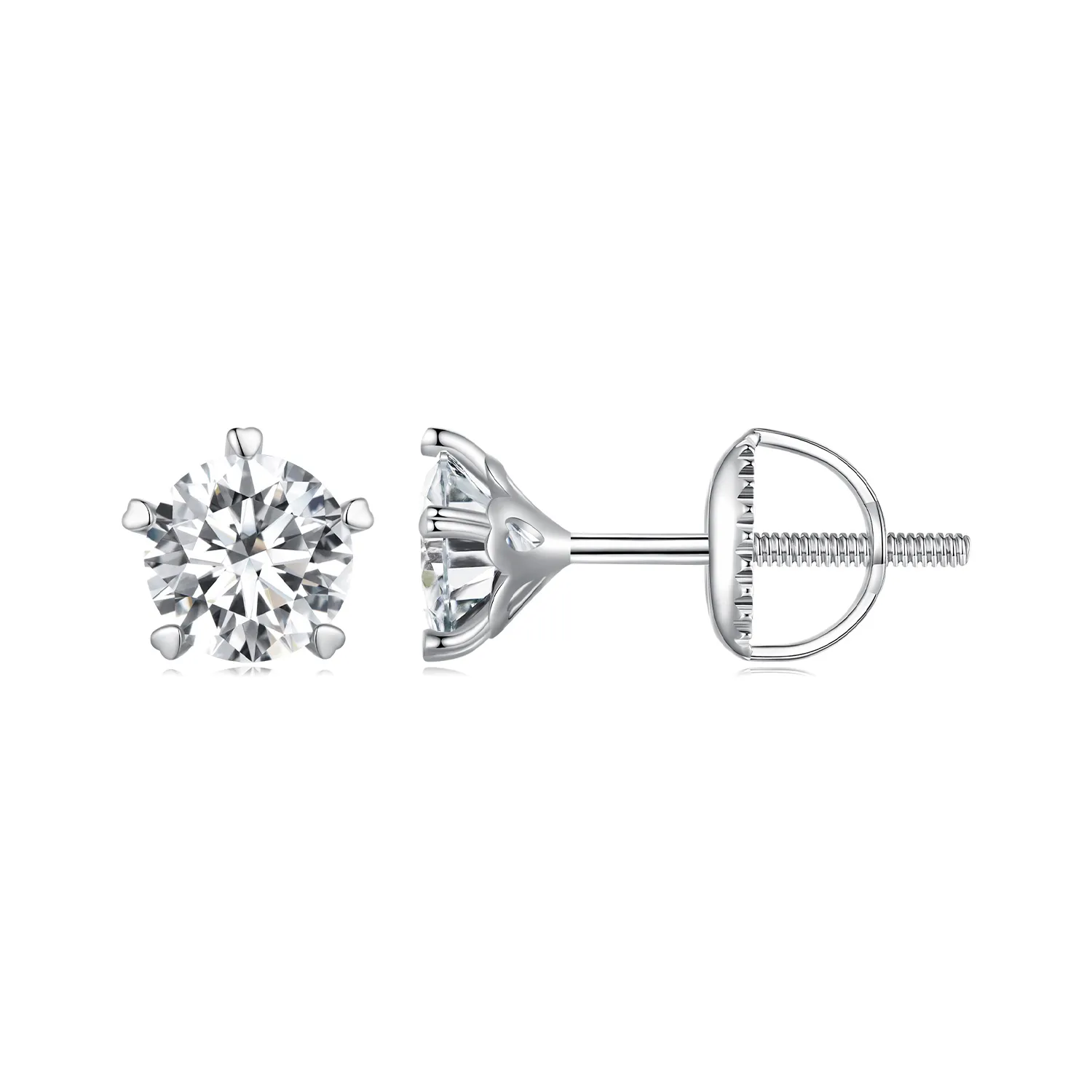 pandora style 05ct moissanite øredobber mse024 s