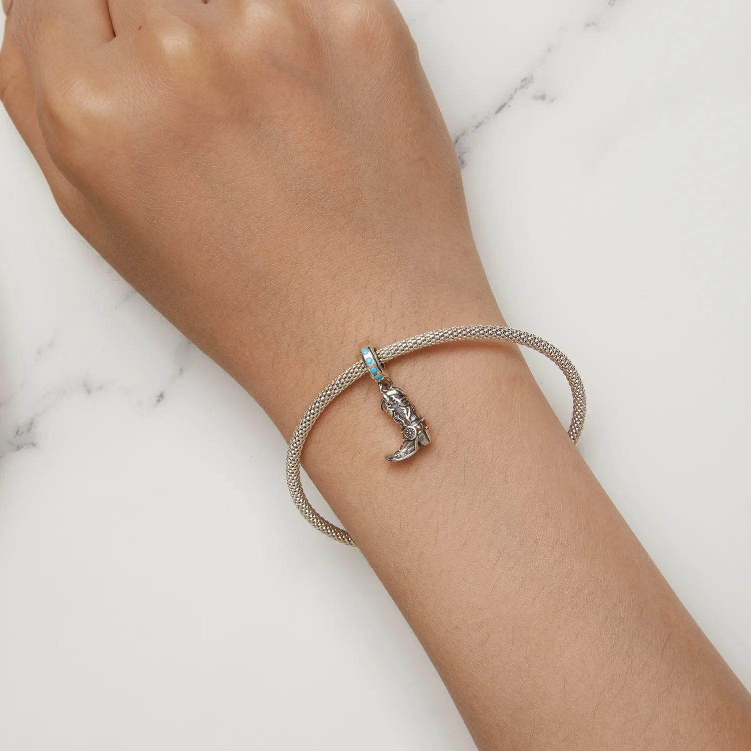 Pandora Style Cowboy Skinnstøvler Dingler - SCC2566