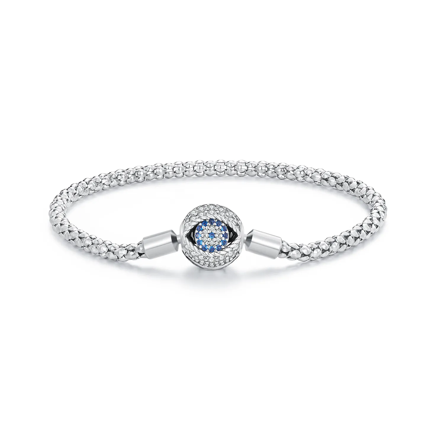 Pandora Style Devil's Eye Small Bulb Chain Armbånd - BSB141
