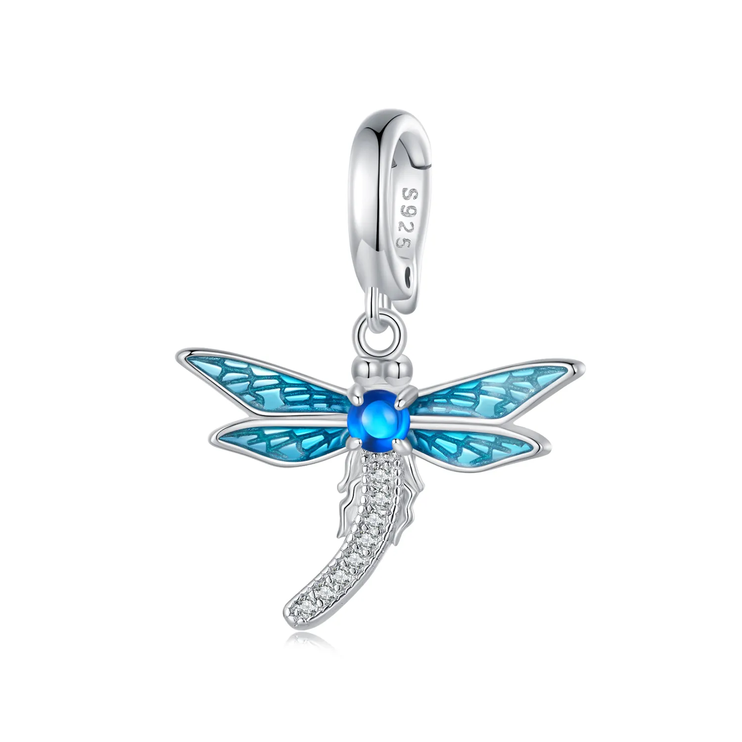 pandora style dragonfly smykker dangle scc2569