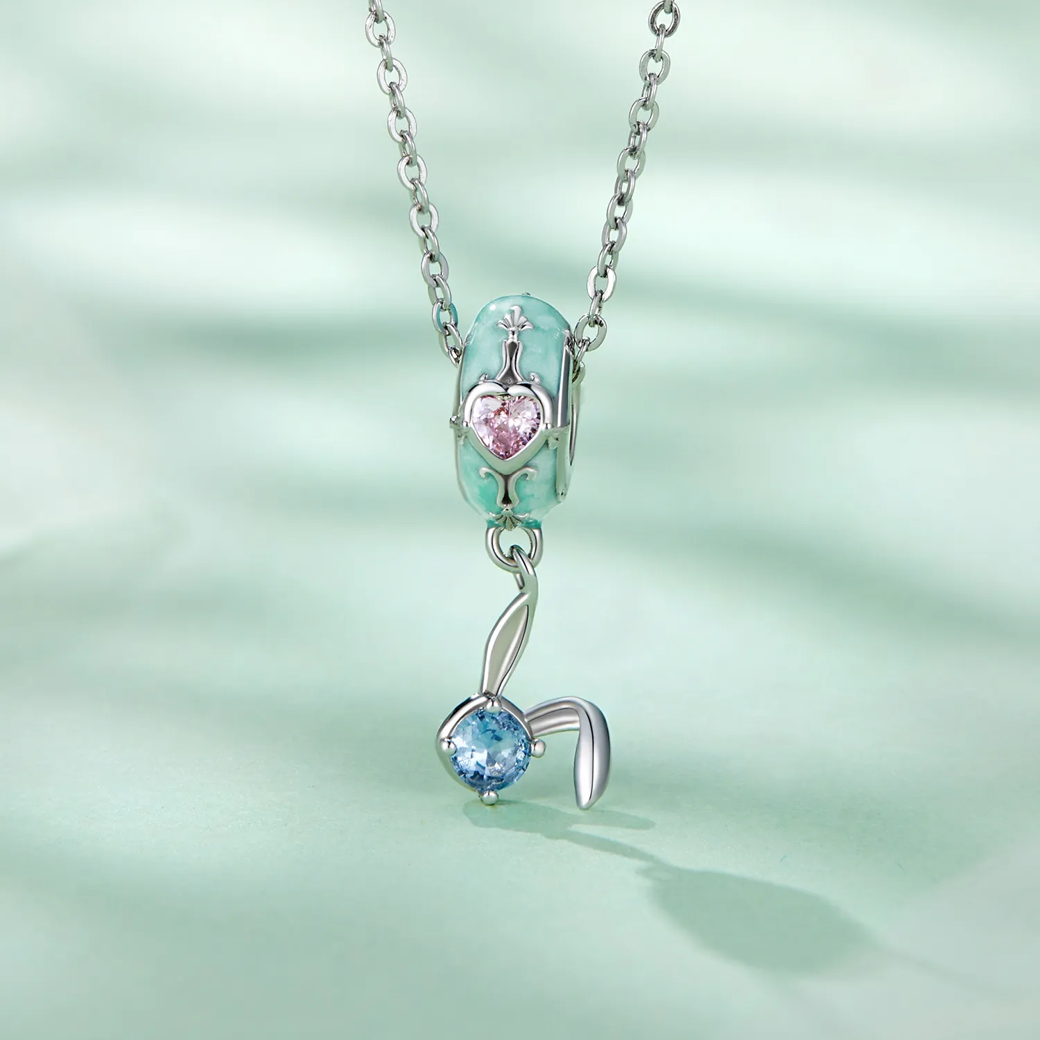 Pandora Style Easter Bunny Silikon Spacer - BSC780