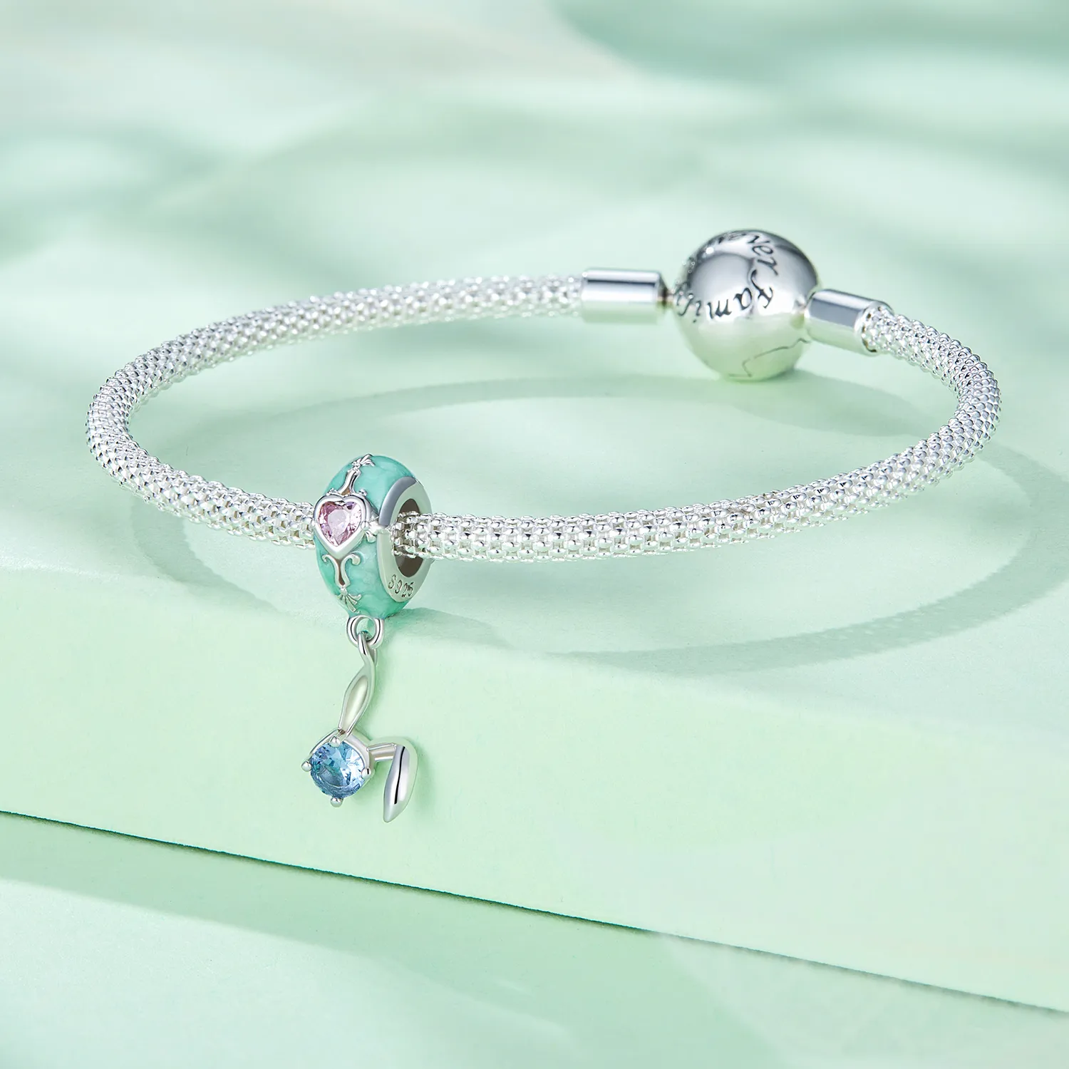 Pandora Style Easter Bunny Silikon Spacer - BSC780