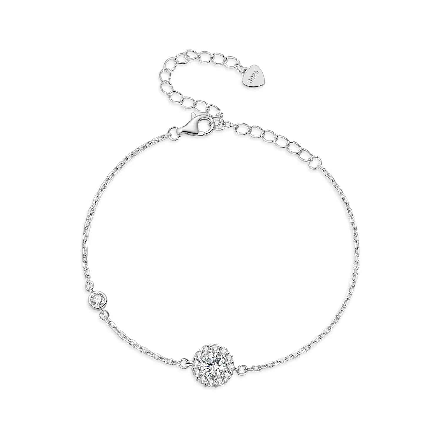 Pandora Style ett karat enkelt armbånd (ett sertifikat) - MSB007