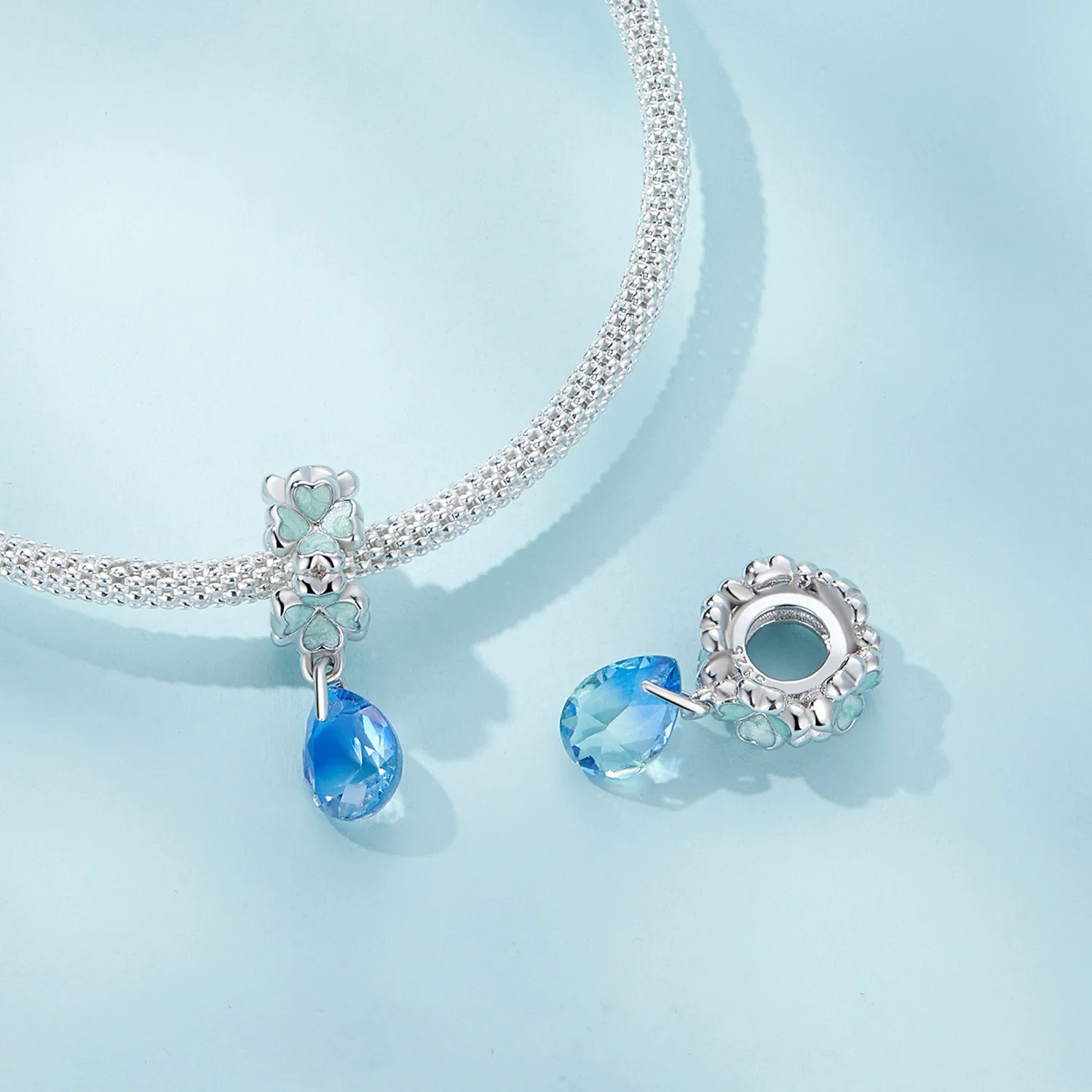 Pandora Style Firkløver Spacer - SCC2485