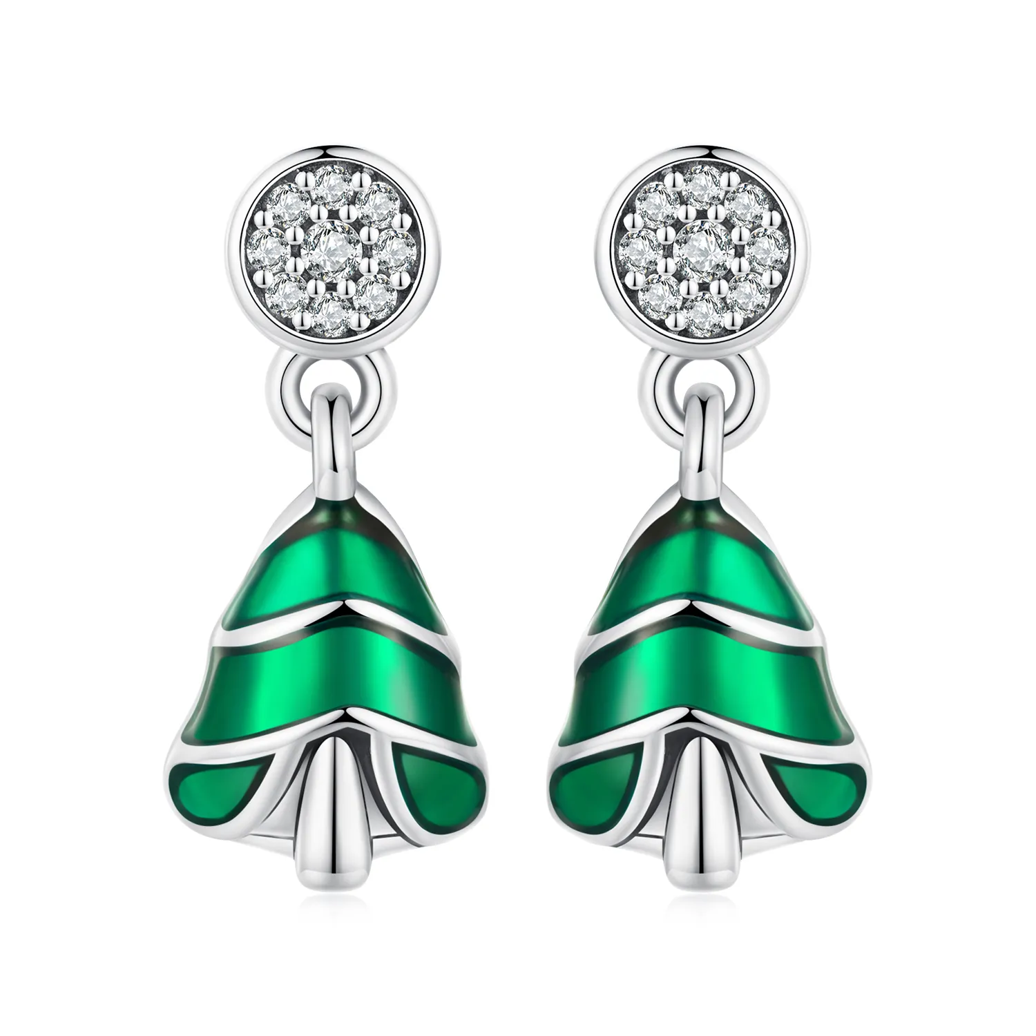 Pandora Style juletre øredobber - BSE919