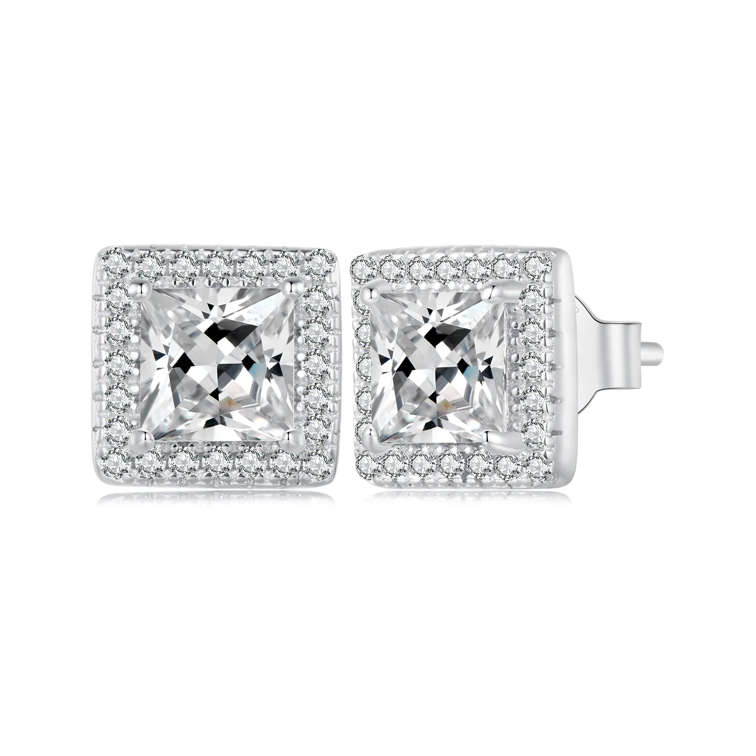 pandora style light luxury stud øredobber bse895