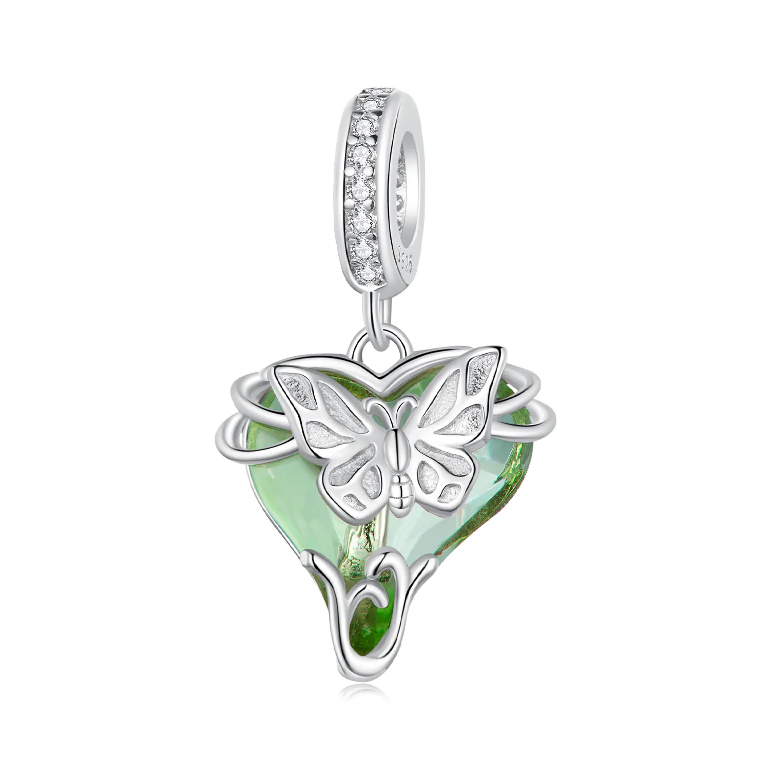 pandora style little flying butterfly dingle bsc897