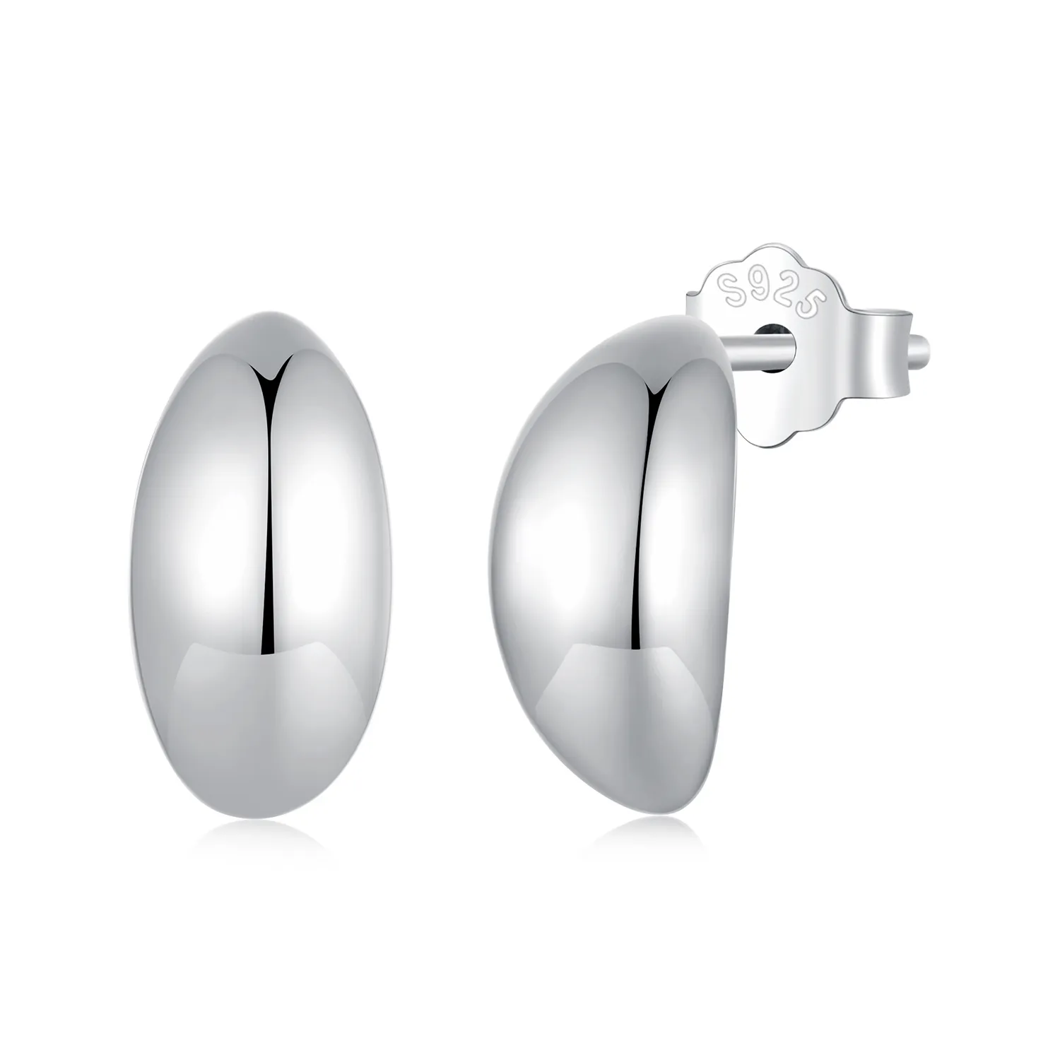 pandora style moon studs øredobber sce1632