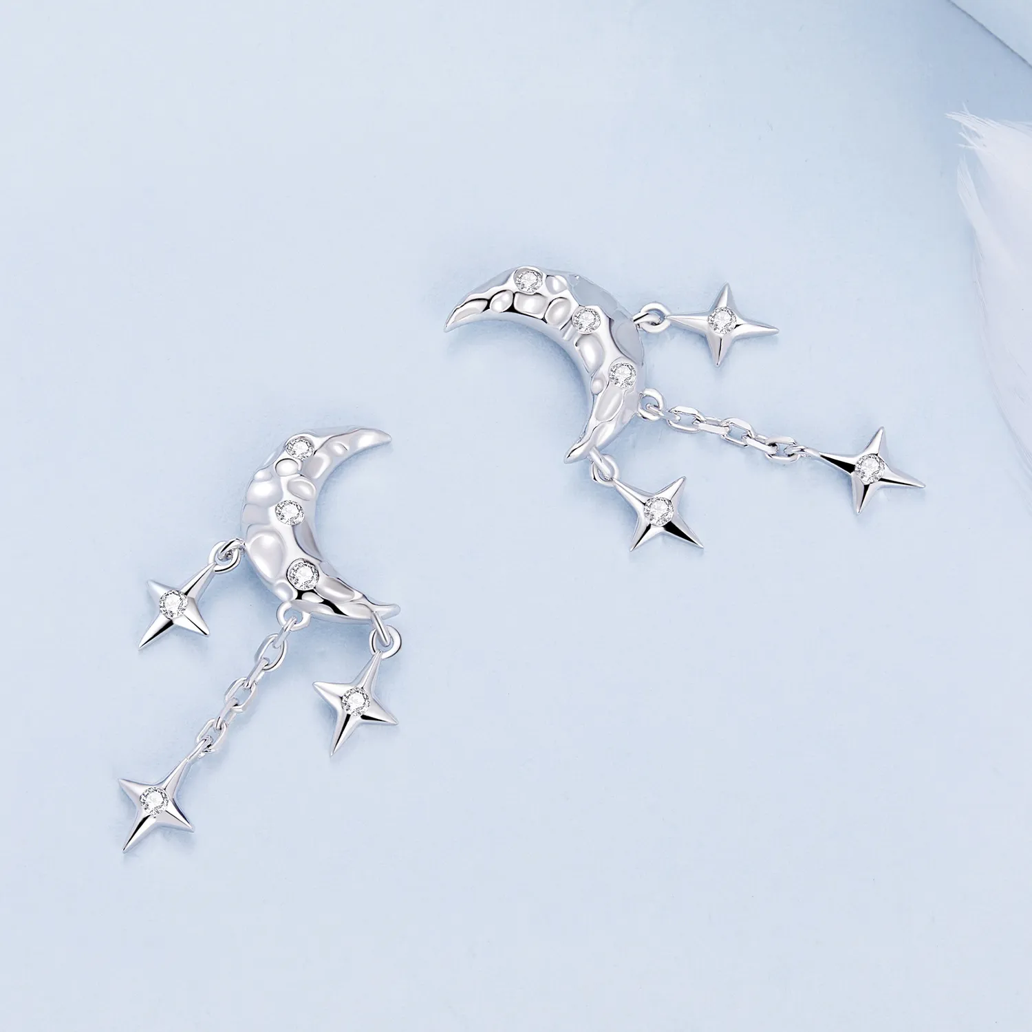 Pandora Style Moon Tassel Studs øredobber - BSE858