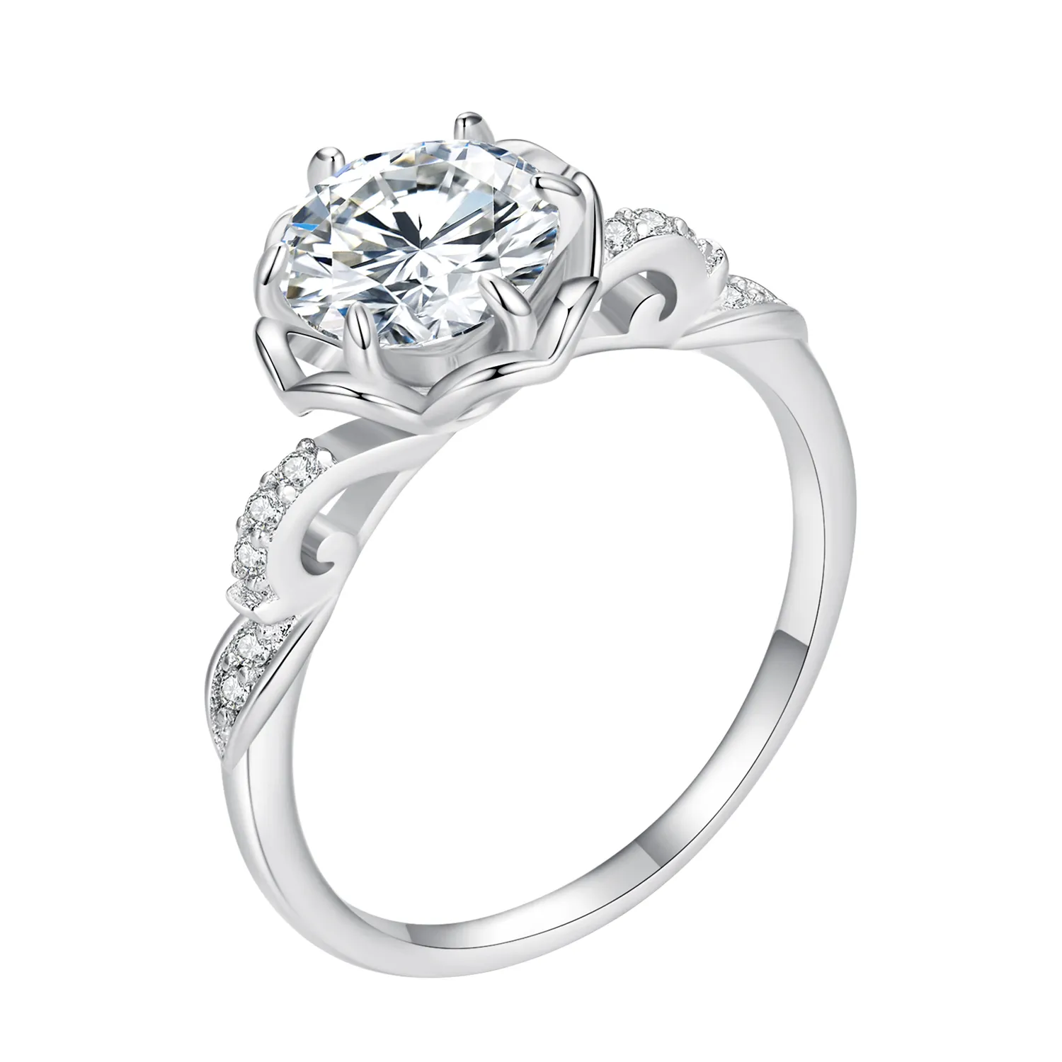 pandora style romantisk rose ring bsr387
