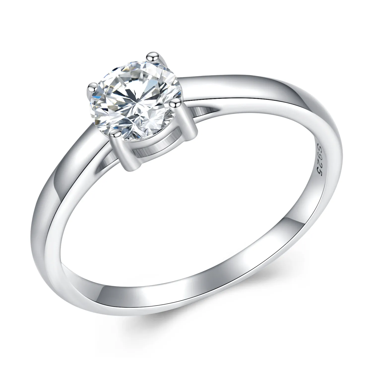 pandora style shining moissanite ring ett sertifikat msr005