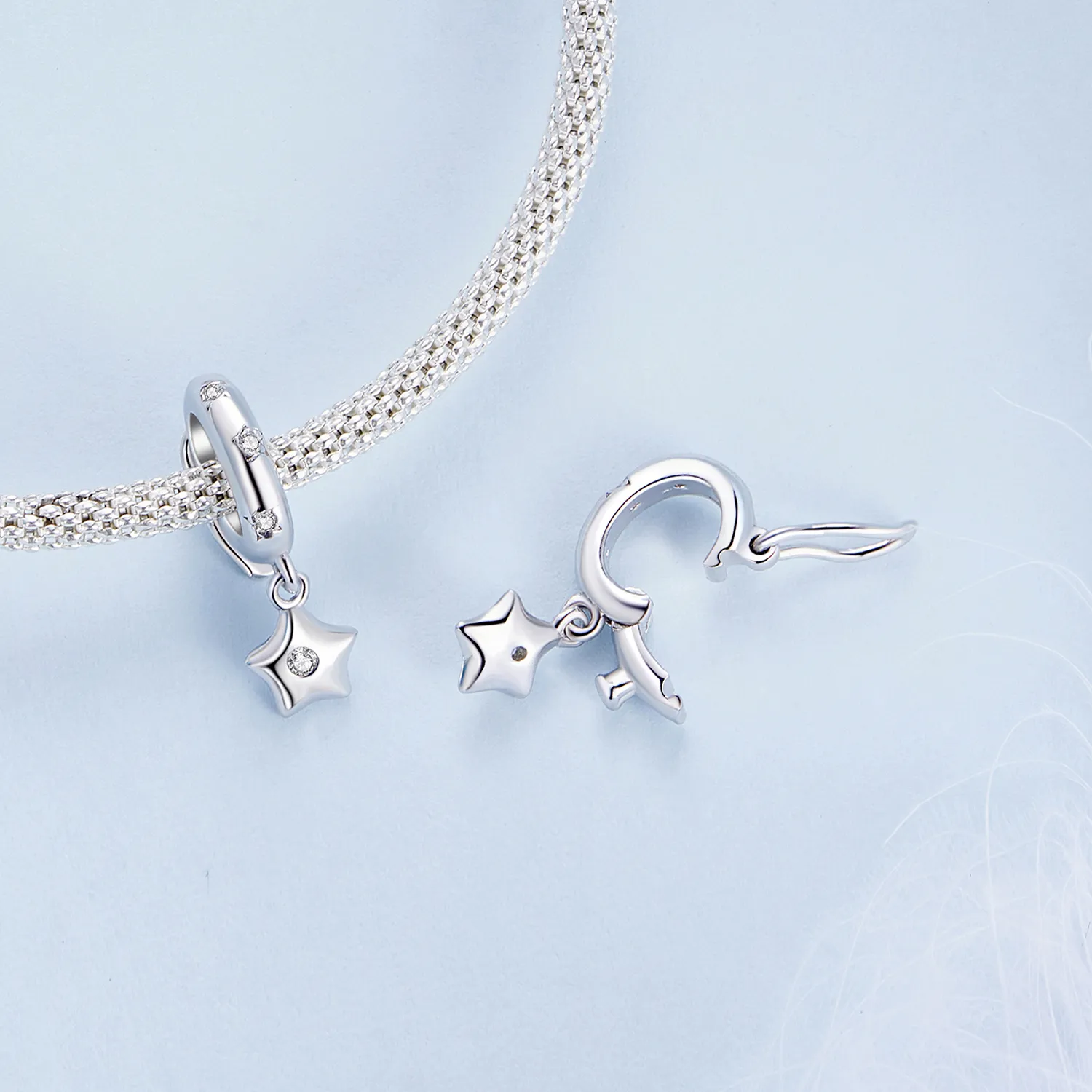 Pandora Style Star Universal Spenne Avstandsstykke - BSC889