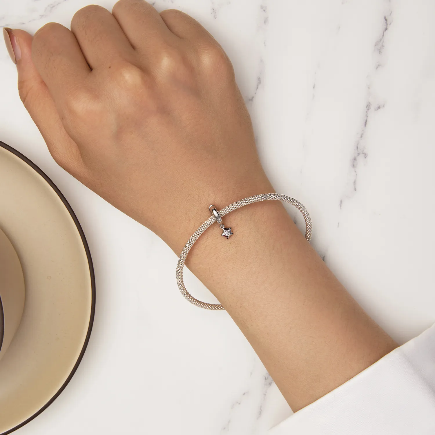 Pandora Style Star Universal Spenne Avstandsstykke - BSC889