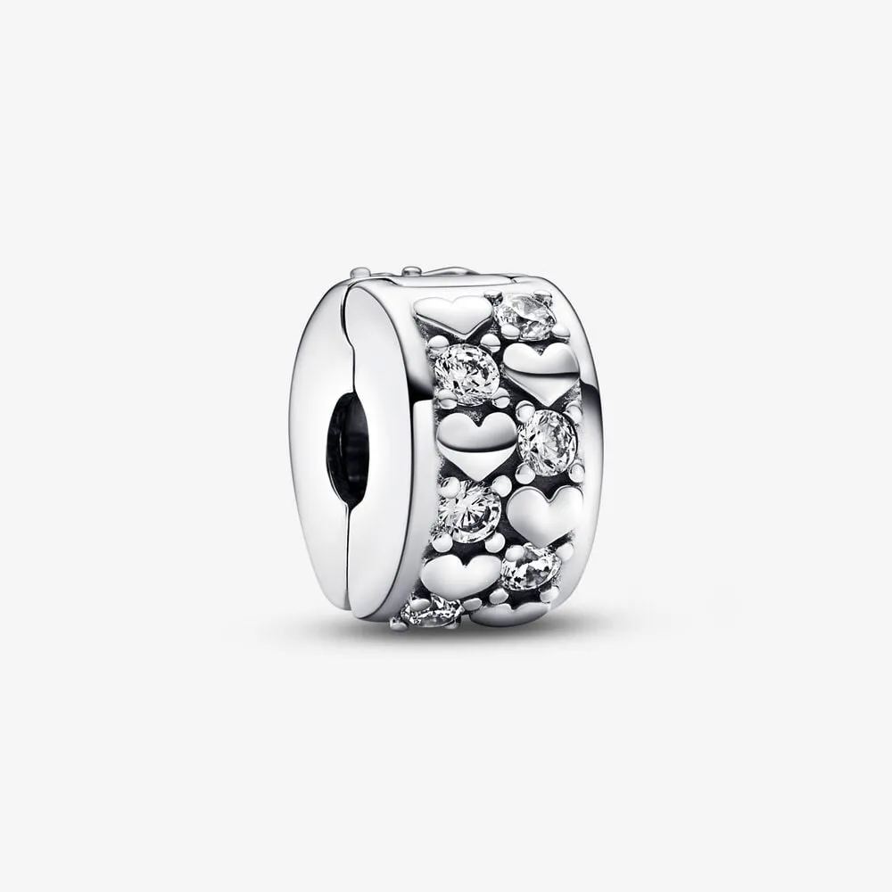 Pandora Evighetshjerter Funklende Klemmecharm - 792235C01