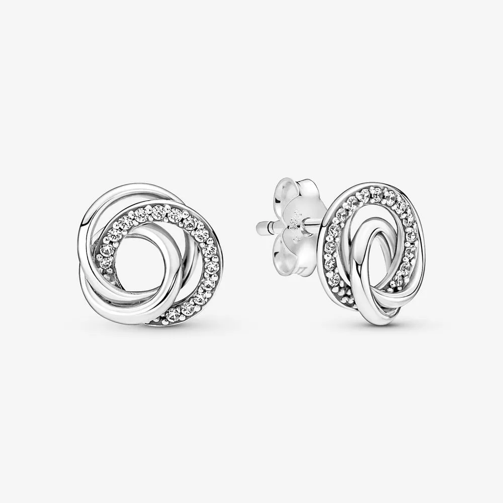pandora familie for alltid omkranset øreringer 291076c01