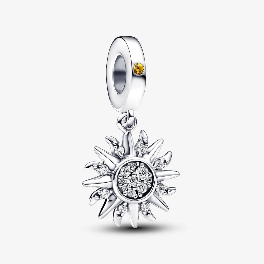 pandora funklende sol hengende charm 792840c01