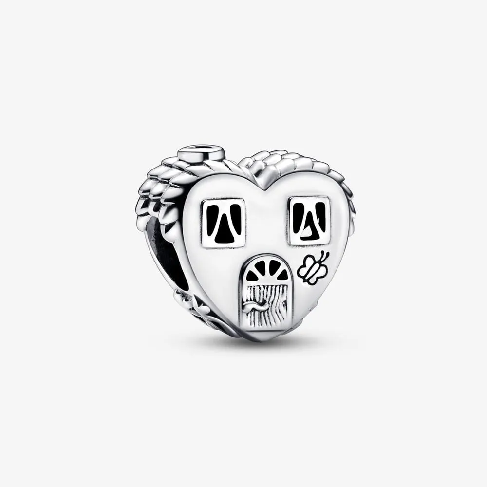 Pandora Hjerte Hus Lykkelig Sted Charm - 792249C00